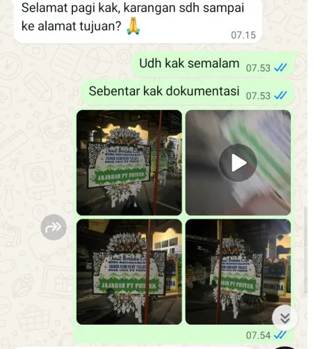 Pengiriman Papan Bunga Selamat Gereja Tiberias