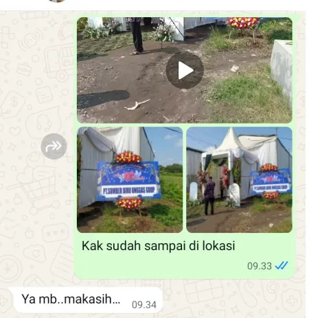 Pengiriman Karangan Bunga Gereja Tiberias