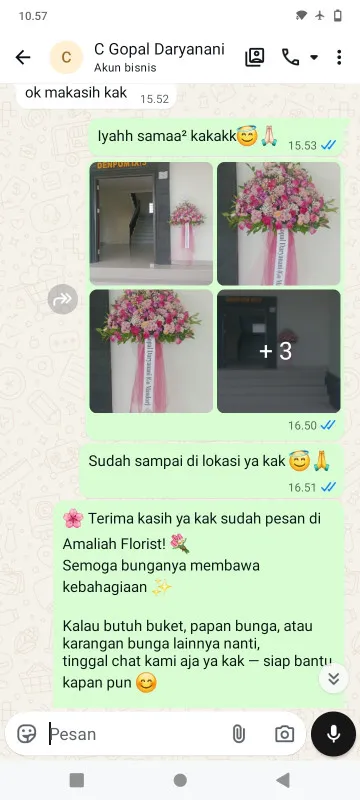 Pengiriman Karangan Bunga Gereja Tiberias
