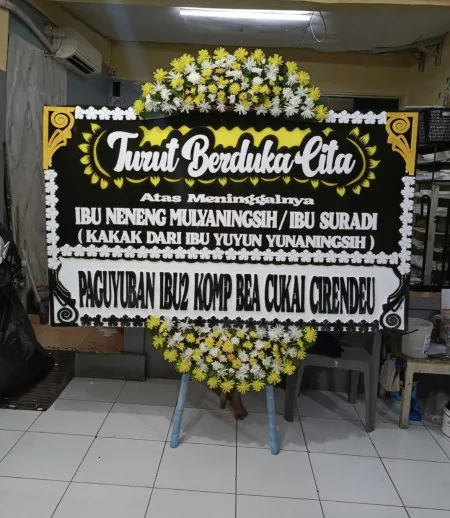 Papan Bunga Duka Gereja Tiberias